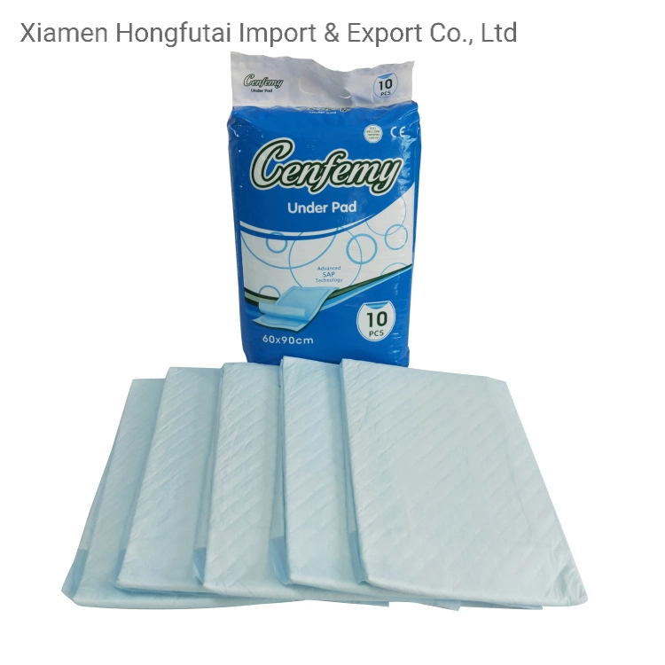 Disposable 60X90 60X60 60X45 Absorbent Changing Mat Under Pads