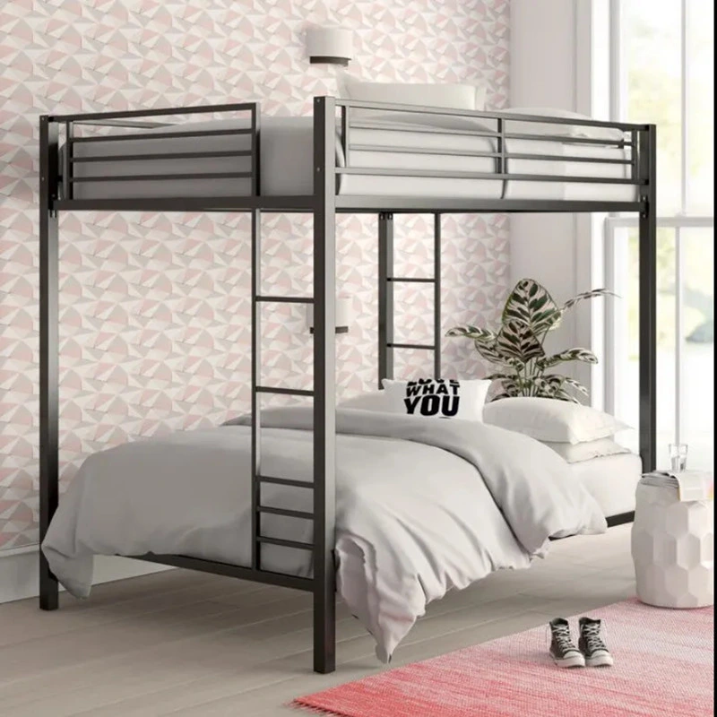 Metal Dormitory Double Bed Apartment Iron Bunk Bed Furniture