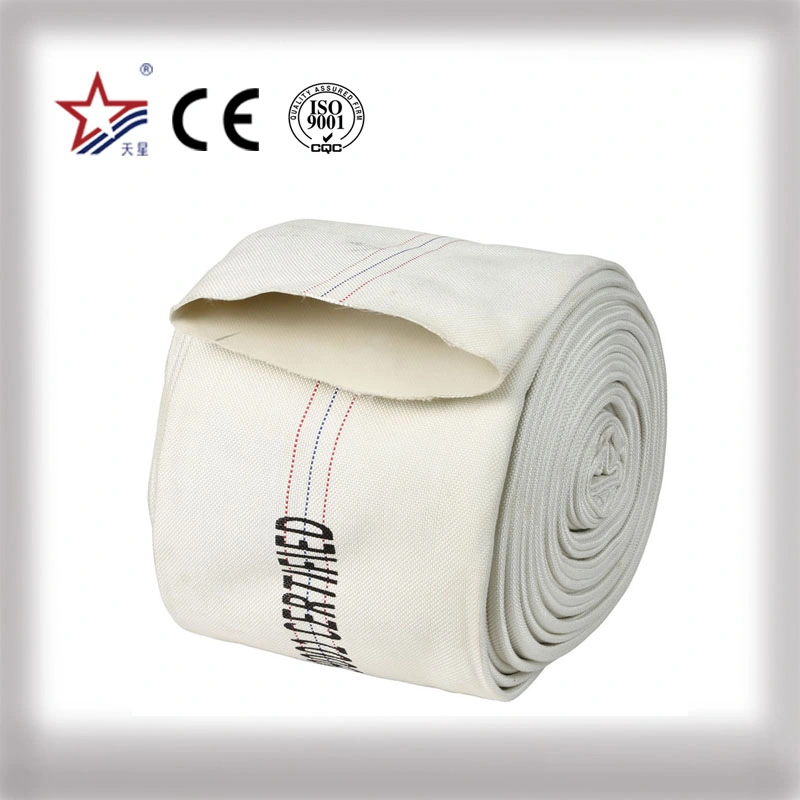 1.5 Inch Synthetic Rubber Lining Canvas Fire Hose Pipe