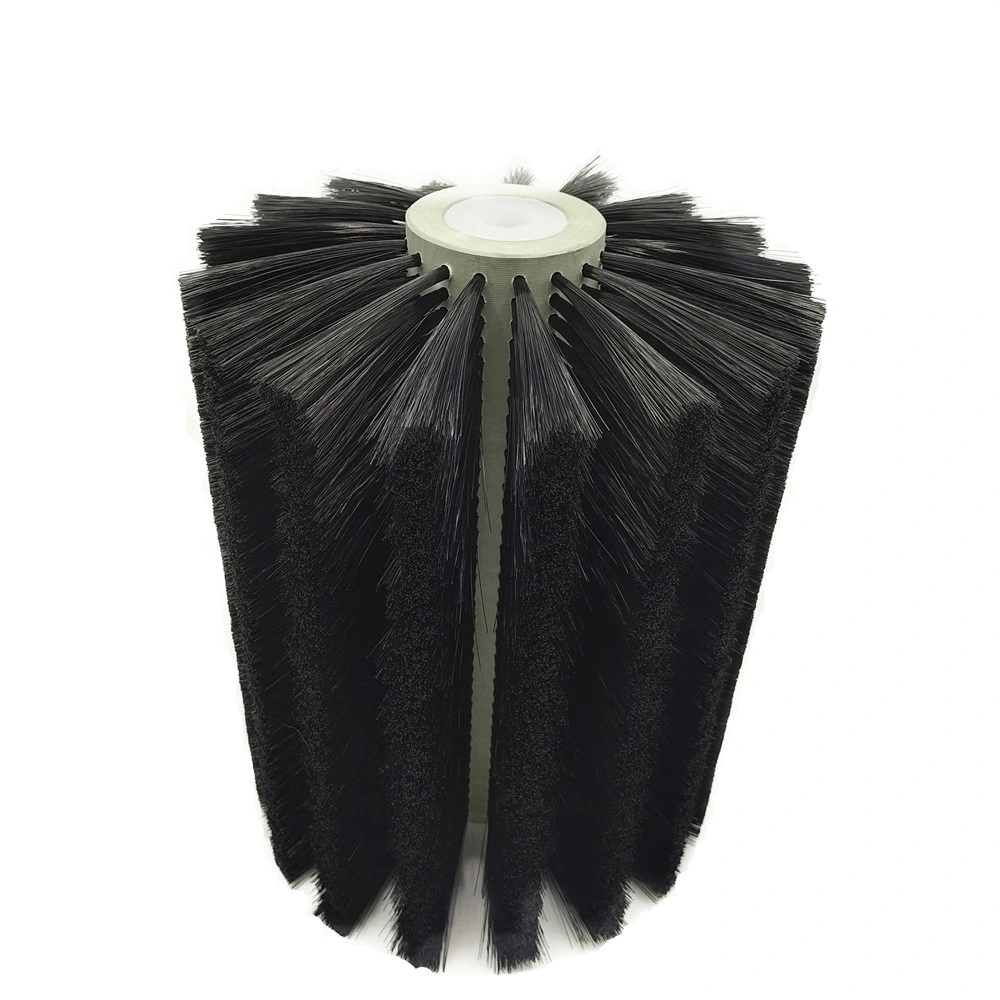 Industrial Roller Brush Cleaning Mechanical Brush Round Shaft Nylon Brush Roller