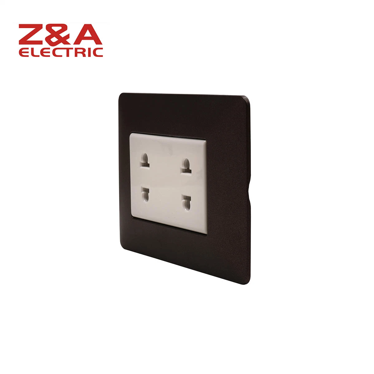 Bm1204. Mbrn Bm Series Matte Brown Z&a Za Electric Wall Socket