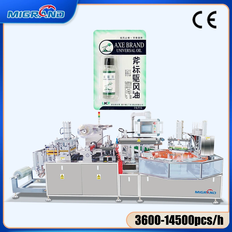 CE cGMP Blister Packaging Machine Paper Card and Plastic Blister Sealing Pharmaceutical Medicine Packing Machine