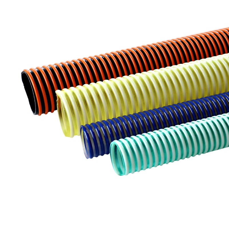 Colorful 10/12 Inch High Temperature PVC Helix Suction Hose Pipe