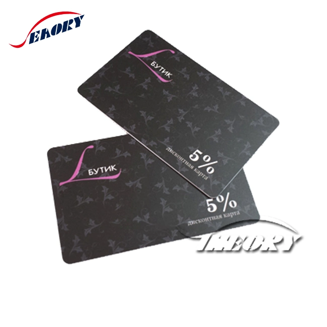 Smart Cards with Black Code and Magnetic as Designs