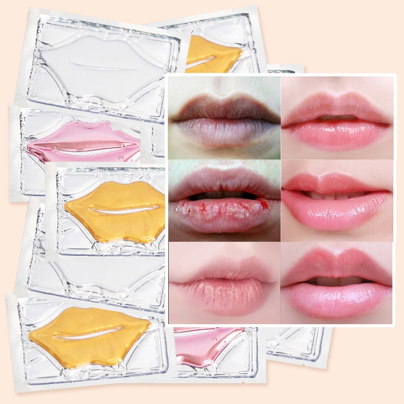 Personalizado Natural Orgánico aclarador Sleeping Collagen Lip Mask personalizada