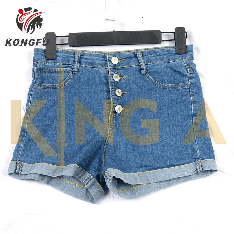 Wholesale/Supplier Summer Branded Original Women Shorts Korean Second Hands Clothing Per Kilo Bundle Bales Used Clothes