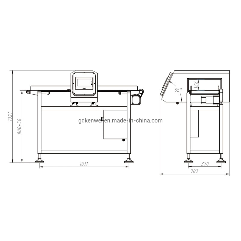 Horizontal Metal Detector for Food, Pharmaceutical Chemical, Textile Industry