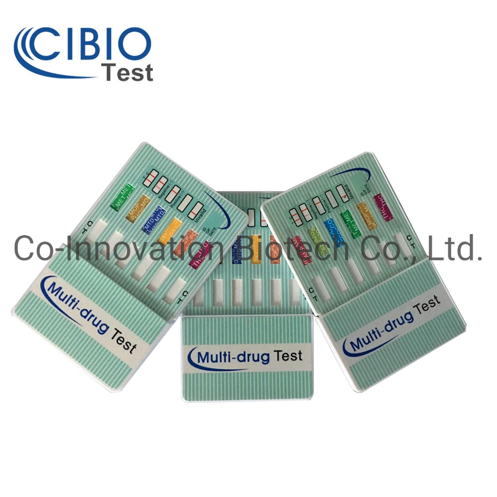 Instant Multi Drug Test Dip Card 25 حزمة من كل منها