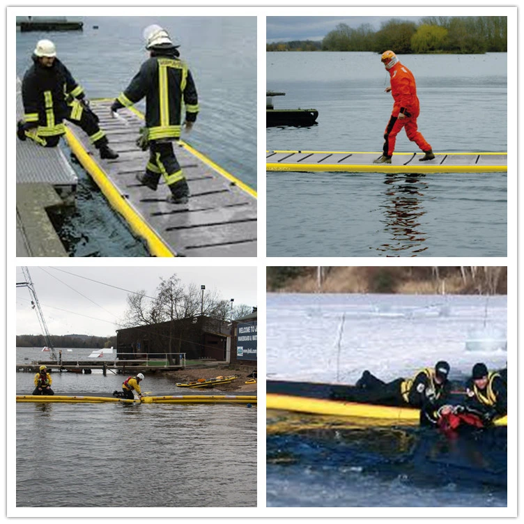 Passerelle de plate-forme de chemin de passerelle pour pont de sauvetage flottant gonflable