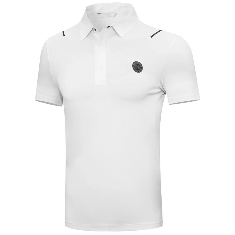 Custom Casual White Branded Golf Polo T Shirt Custom Knitted Luxury Polo Shirt for Men