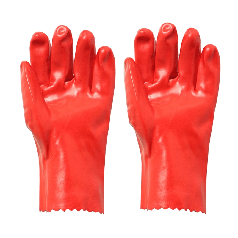 Wholesale/Supplier Customized Extra Long Cleaning Flocking Lined Cold-Proof Household PVC Work Gloves