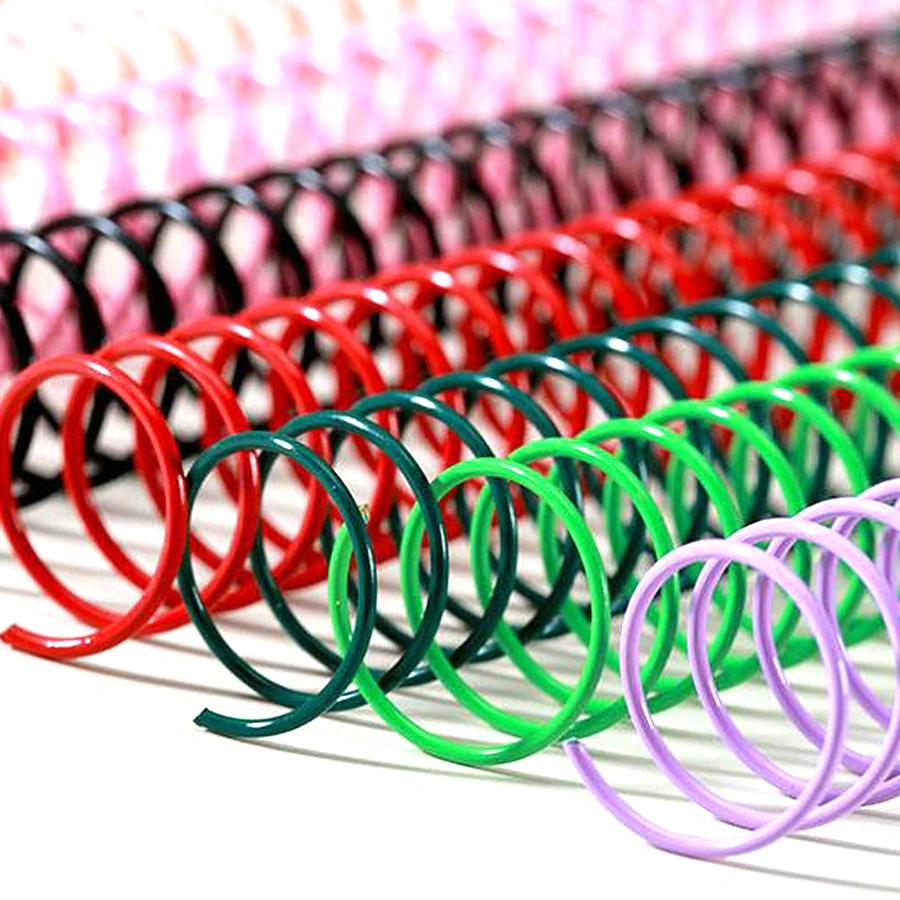 Nylon beschichtete Spiraldraht-O-Bindung für Buchbindungszubehör