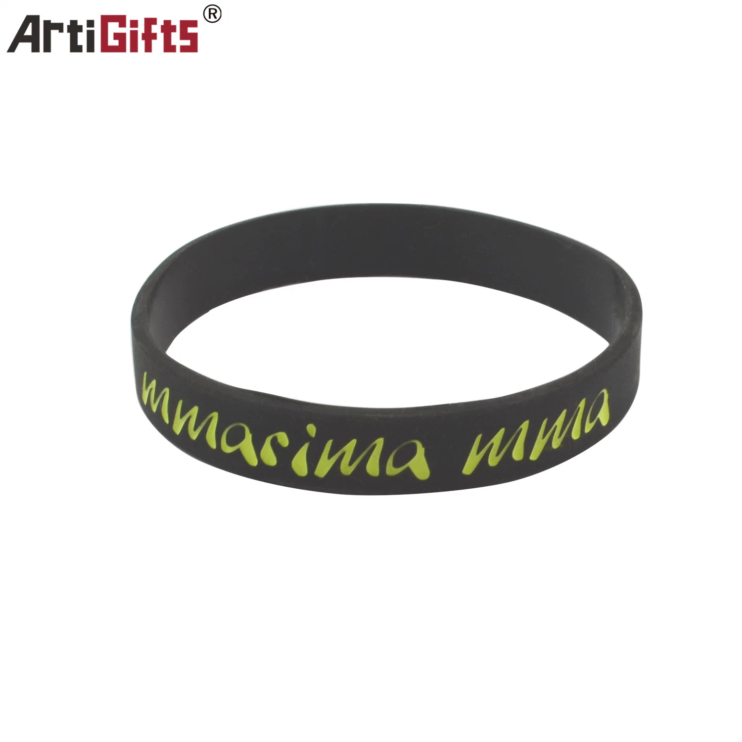 Fashion Color Changing Sport Silicon Rubber Printing Wristband