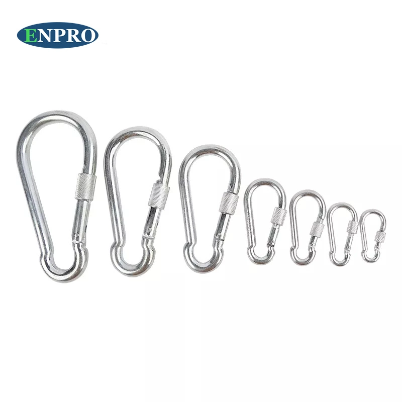 DIN 5299 Stainless Steel Snap Hook Stainless Steel Spring Snap Hook Carabiner Hooks