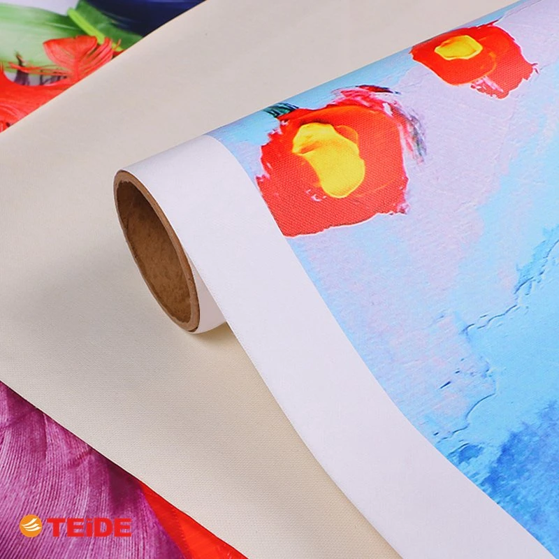 Linen Canvas Fabric Roll Paintings Canvas Painting Fine Grain Coated Linen/Canvas