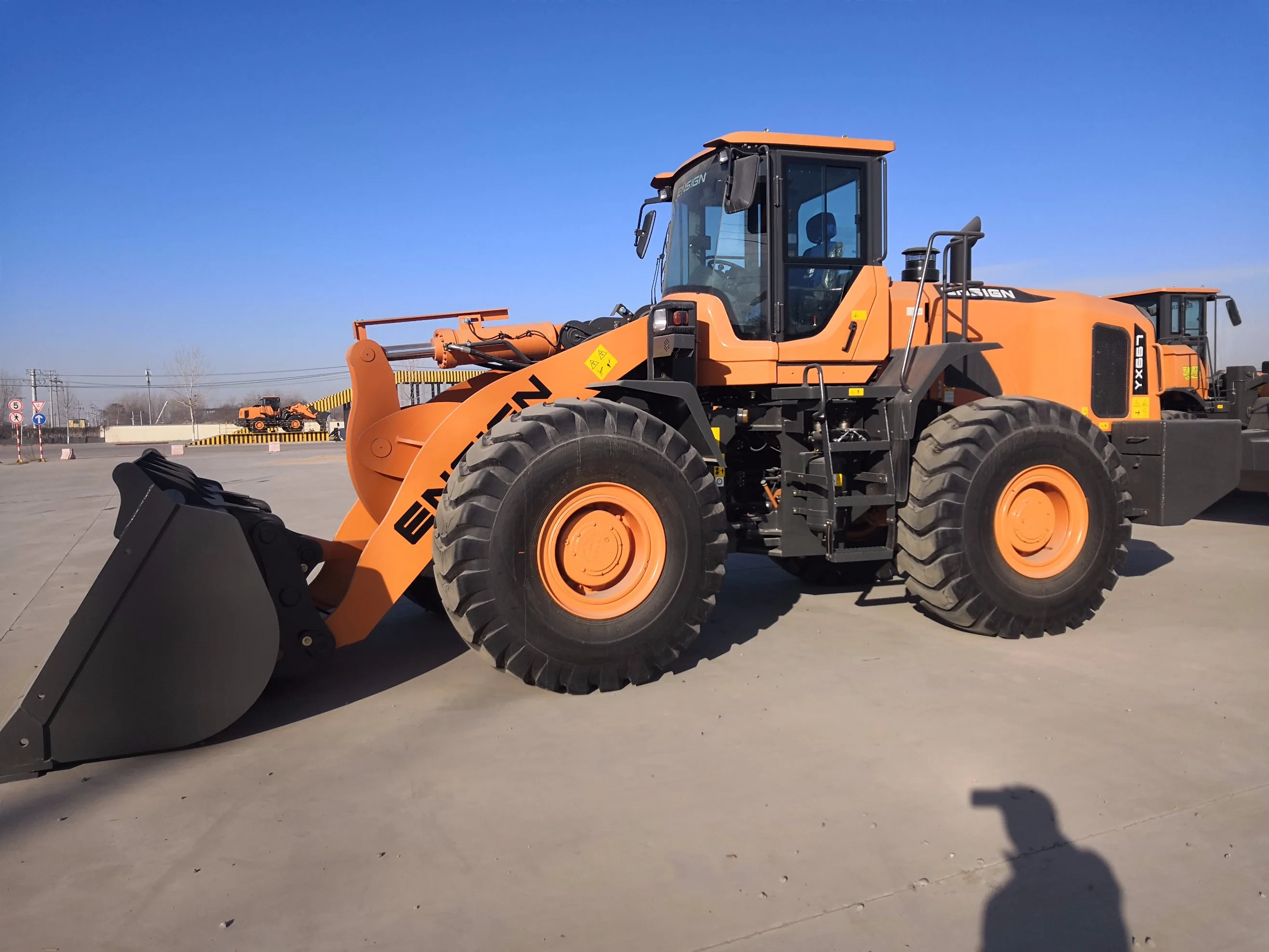 Engineering and Construction Machinery Ensign Wheel Loader Yx656