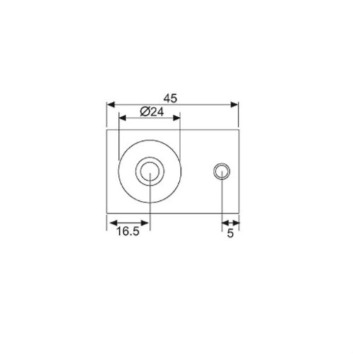 Stainless Steel 304 Magnetic Door Holder (DS017)