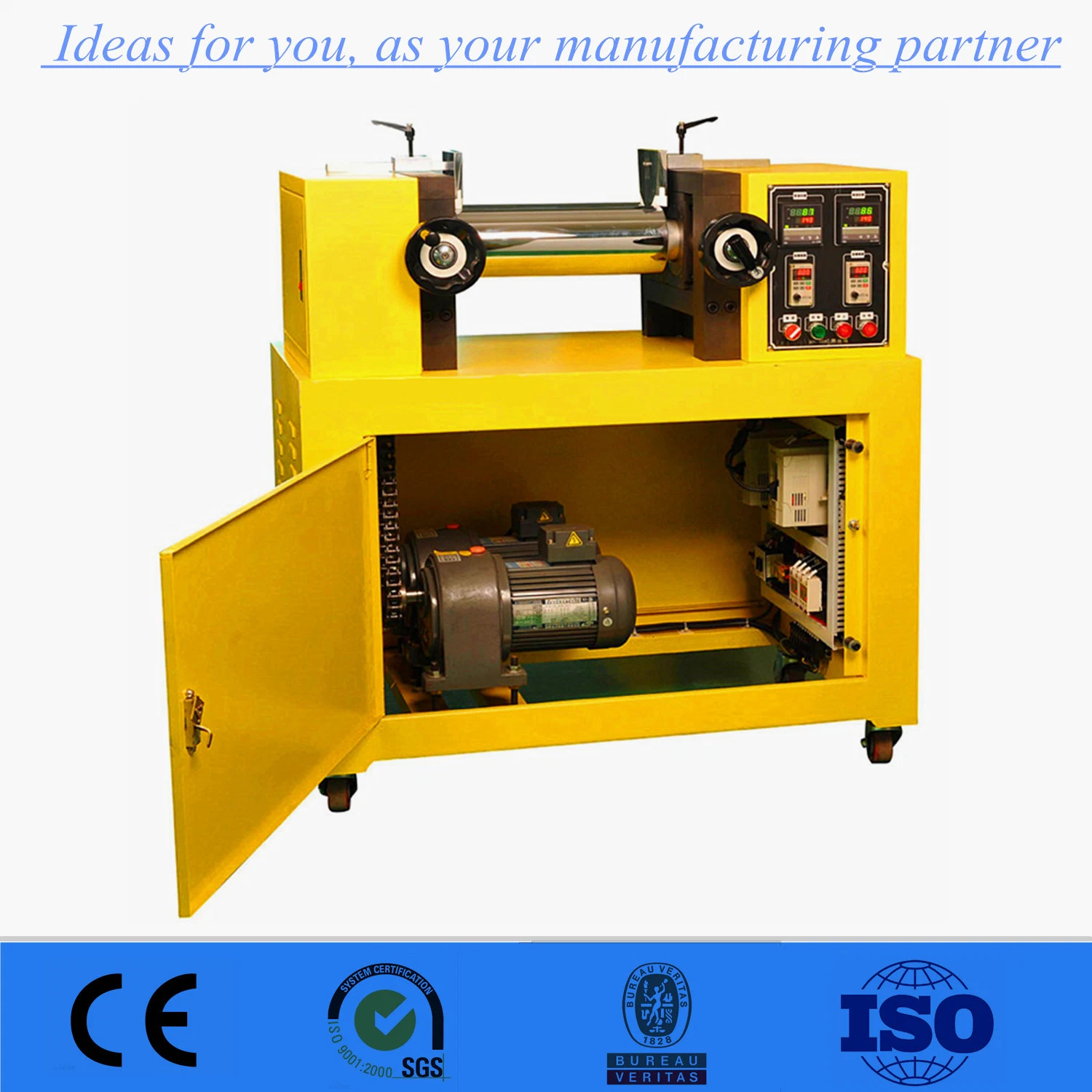 Two Roll Mill for Plastic and Rubber with Lab Use