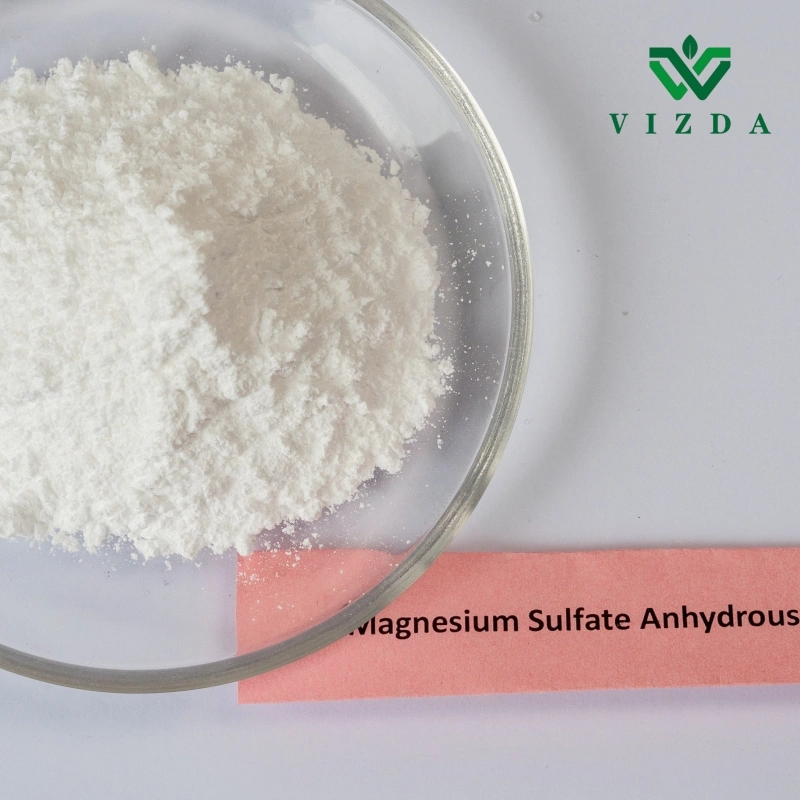 Produto químico inorgânico sulfato de magnésio anidro de boa qualidade