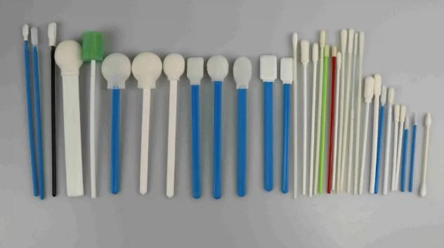 Emballage individuel Kit de collecte de spécimens médicaux écouvillon Stick floqué coton-tige en nylon