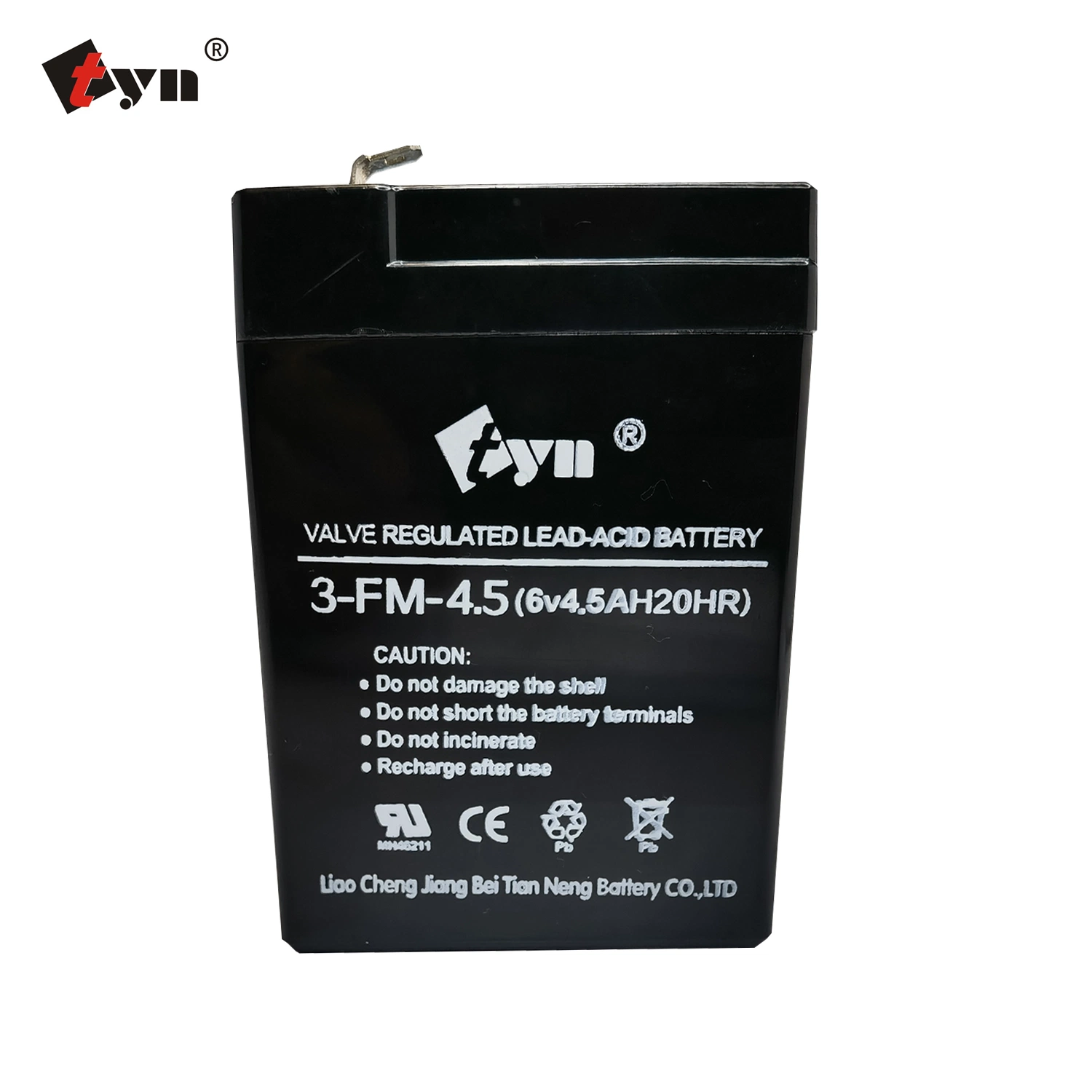 Para SAI de batería de plomo ácido 6V4.5ah con sistema de luces y alarma Batería 6V4.5ah