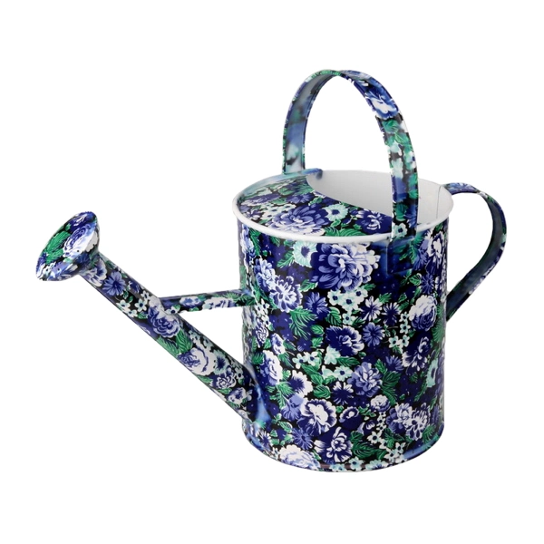 Floral Printed Metal Sprinkle Kettle, Flower Pattern Watering Cans