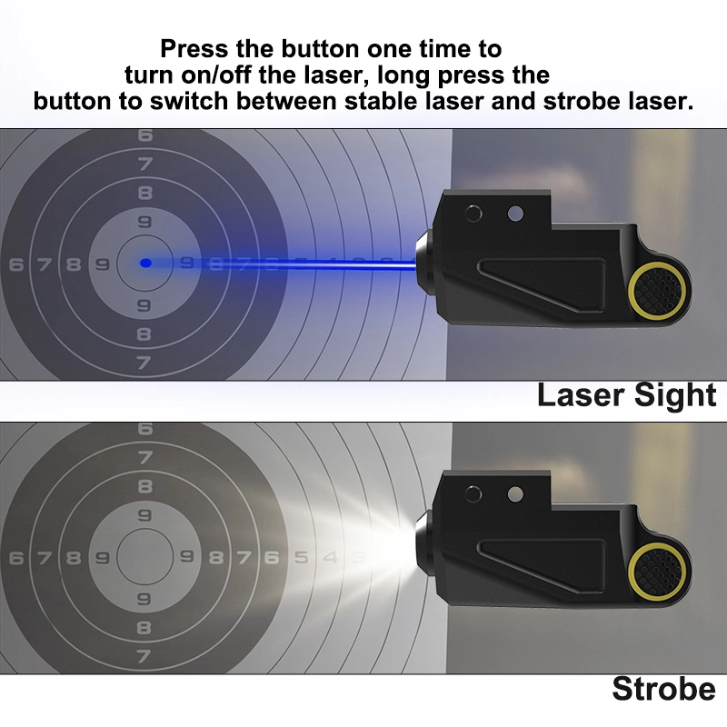 Лазерный передатчик Tactical Blue DOT Laser Sight перезаряжаемый воздушный пистолет Аксессуар для обучения охоте на стрельбу в целях наведения Blue DOT