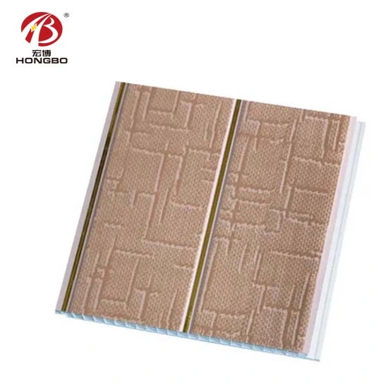 Moderno Color impermeable PVC pared Panel techo PVC con ranura