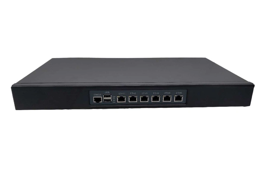 1U J4125 6 LAN Networking Appliance, Ubuntu pfSense Firewall Desktop Computer