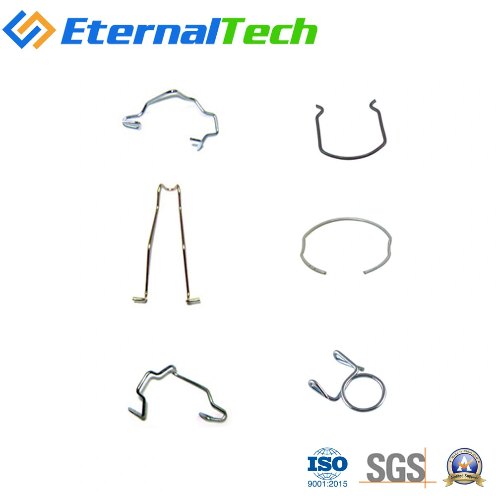 Custom Double Stainless Steel Metal Wire Spring Clip Forming Bending Springs