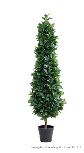 Artificial Little Fake Laurel Trees Ornamental Bonsai Tree for Home and Vertical Garden Decoration