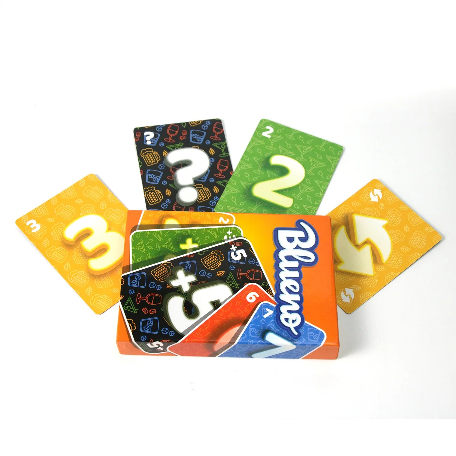 -personalizado propio Logo mejor calidad Juego de cartas jugar a las cartas de papel Juego de mesa