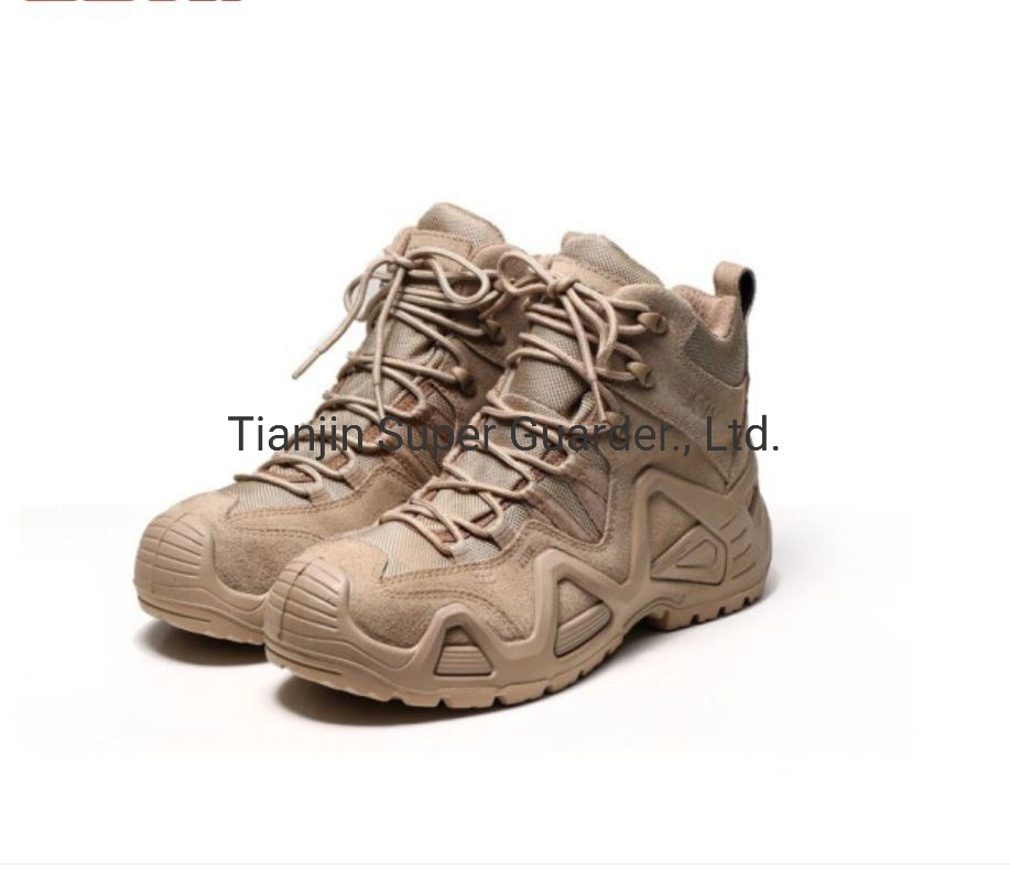 Rendimiento de alta calidad/alto costo Lowwa Personalizar PU caucho suela Tectical exterior genuino Botas Militari de piel