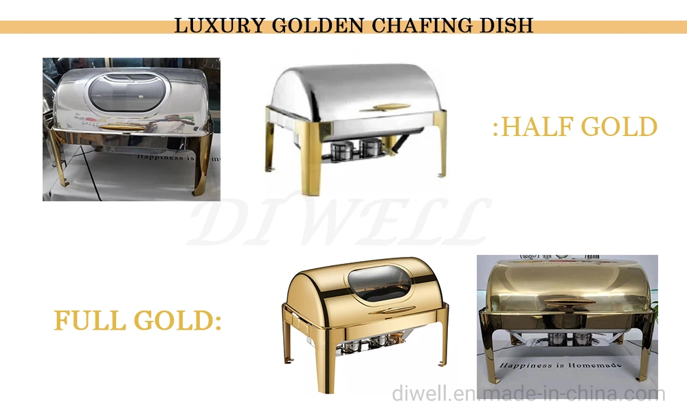 Stainless Steel Chafing Dish Set for Catering Buffet Food Warmer