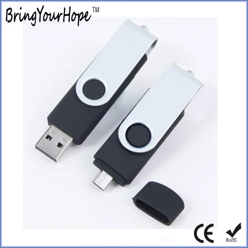 Clé USB 2.0 OTG 16 Go, noir