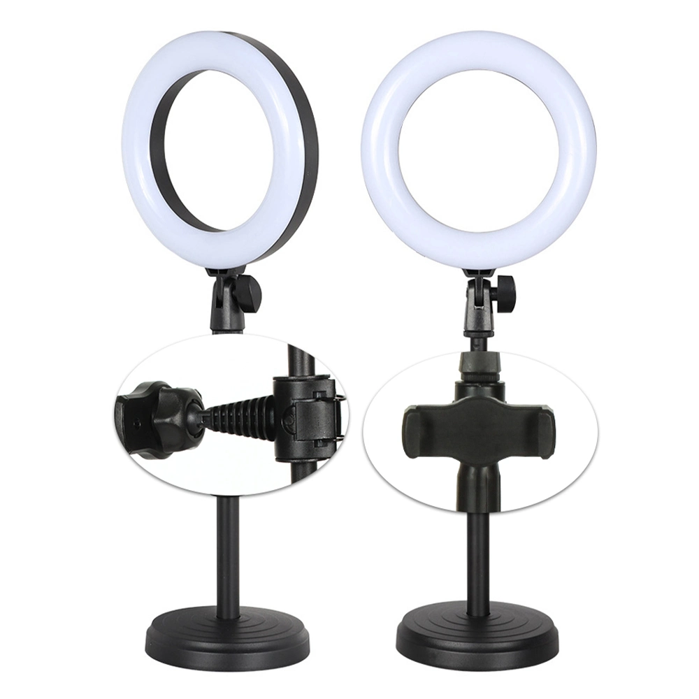 Makeup LED 6 Inch Ring Light with Tripod and Phone Holder