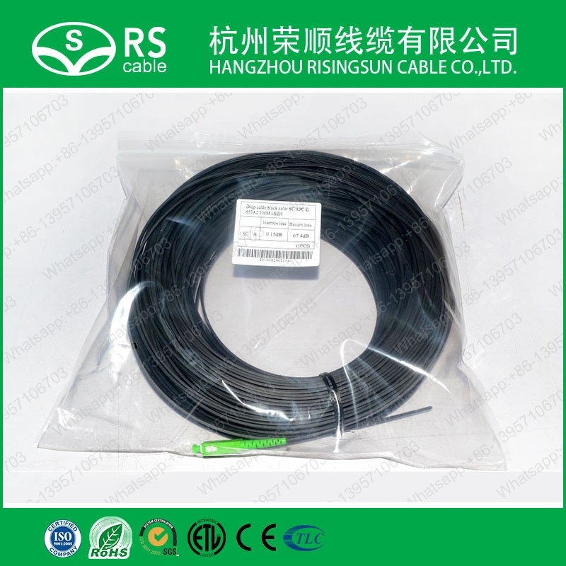 Single Mode Gjxh SC/PC Upc APC FTTH Fiber Optic Patchcord Cable