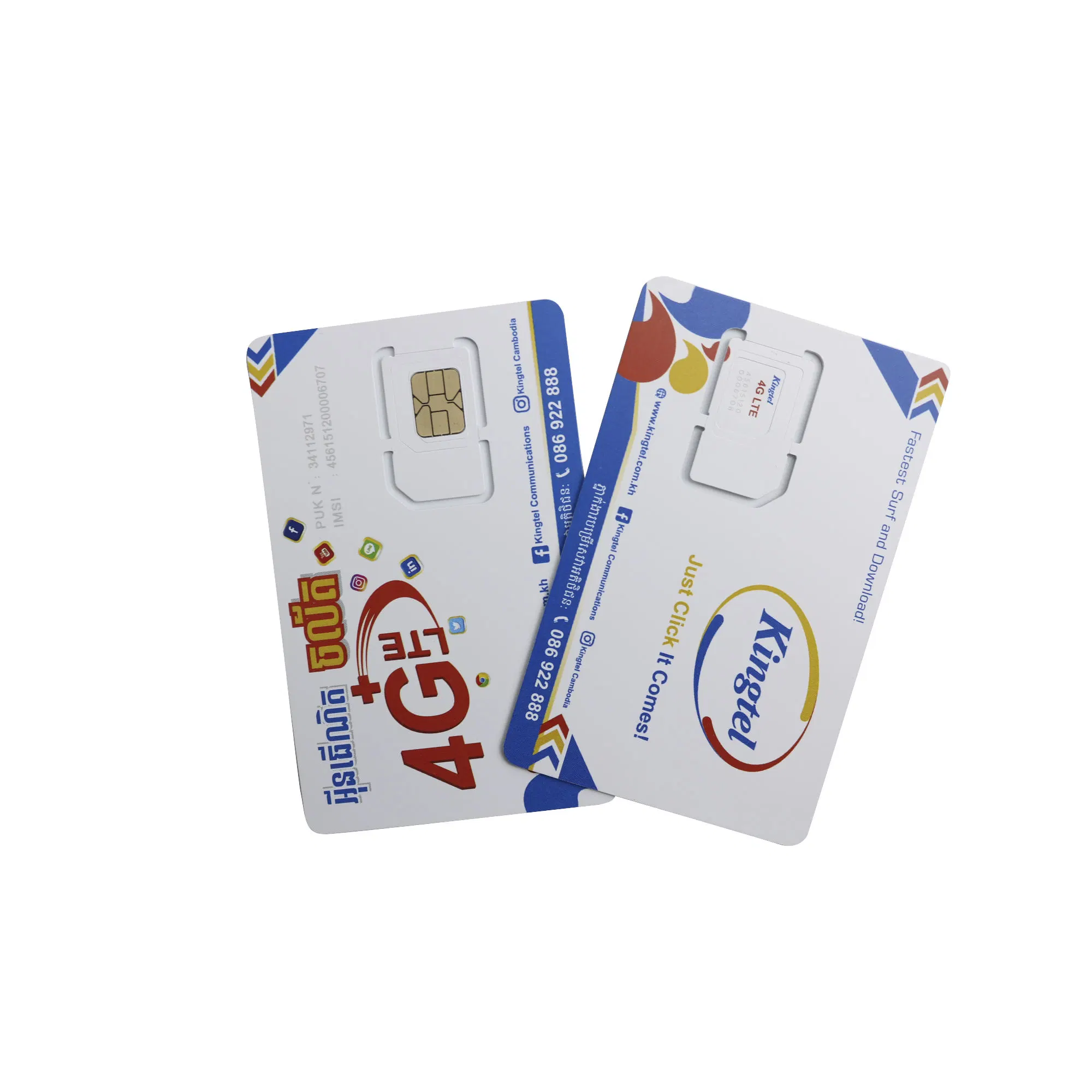 Tsinghua Unigroup 4G carte SIM ABS programmable pour téléphone mobile Cartes SIM