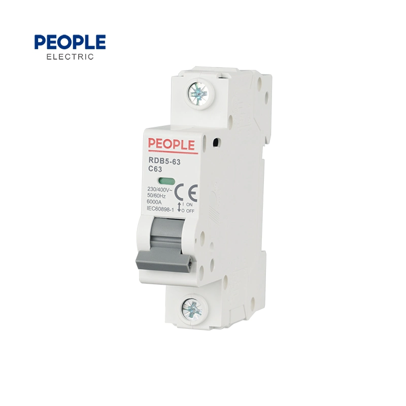 People 3p Rdb5le-63 3p+N RCBO-Fehlerstromschutzschalter 230V Mit CB CCC