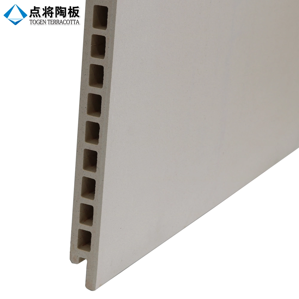 Fujian Supplier Grey Color Natural Surface Easy Installation Decorative Terracotta Panel for Curtain Wall