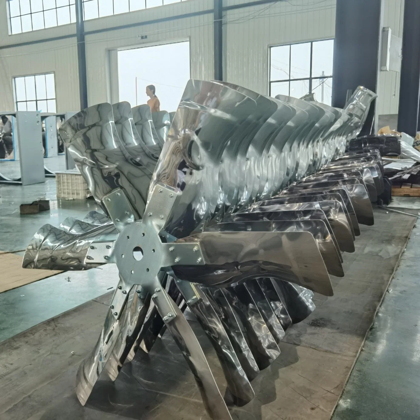 Galvanized Sheet/Stainless Steel Axial Flow Fan Aluminium Sunshine House Garden Greenhouse Equipment