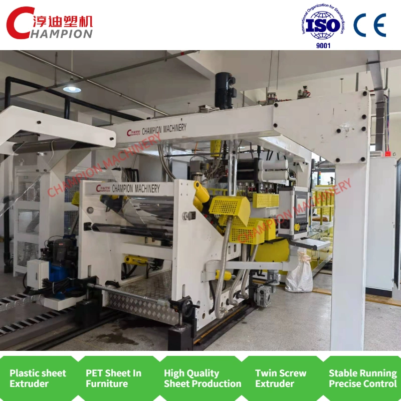 Plastic PET/APET/CPET/PETG Sheet Extrusion Line/Free Crystallizer & Dehumidifier PET Film Making Machine/Thermoforming Sheet Making Machine