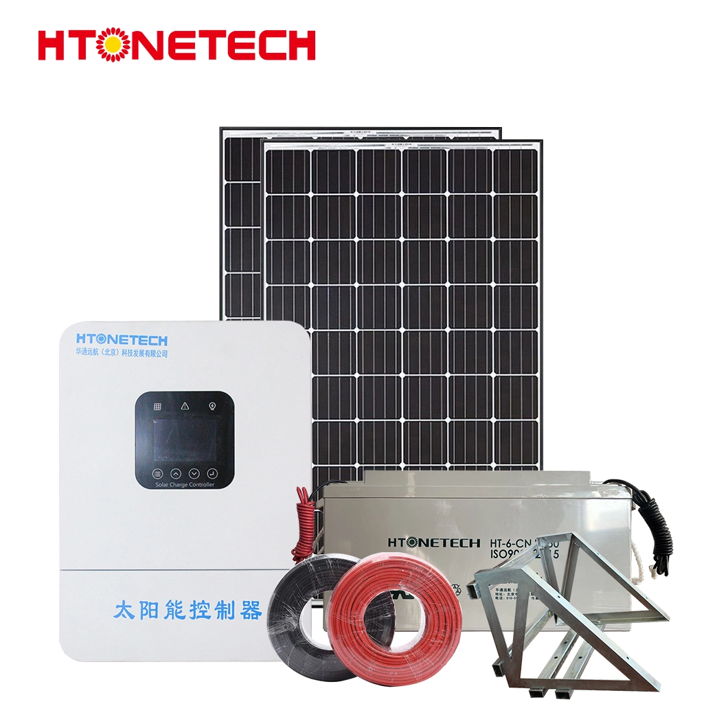 Htonetech off Grid Solar Power System 20kW Originales de fábrica 8kW 10KW 38KW Mini sistema Solar de Energía Solar con 12 Voltio Panel Solar