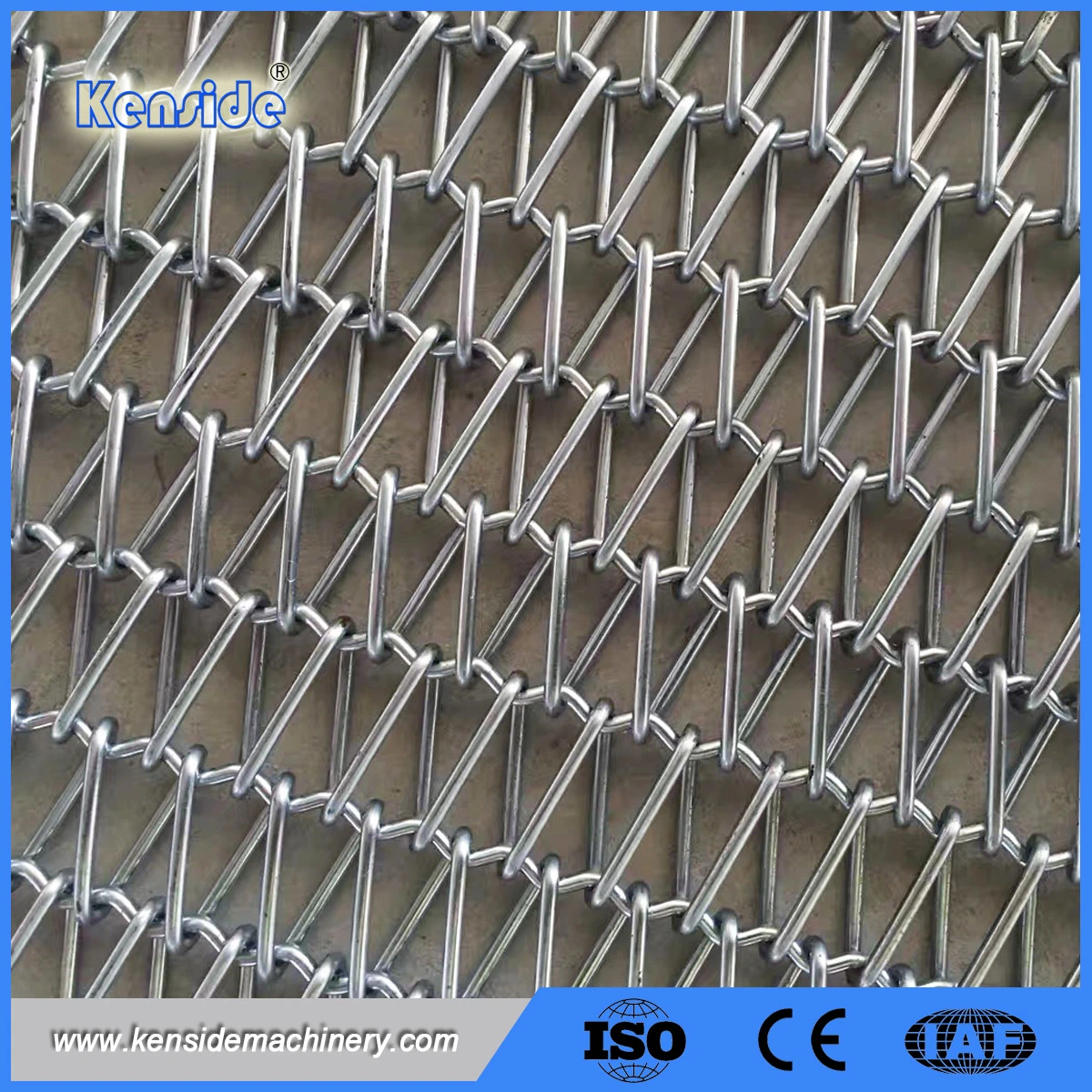 Flat spiral Wire Conveyor Belt Mesh for Screen