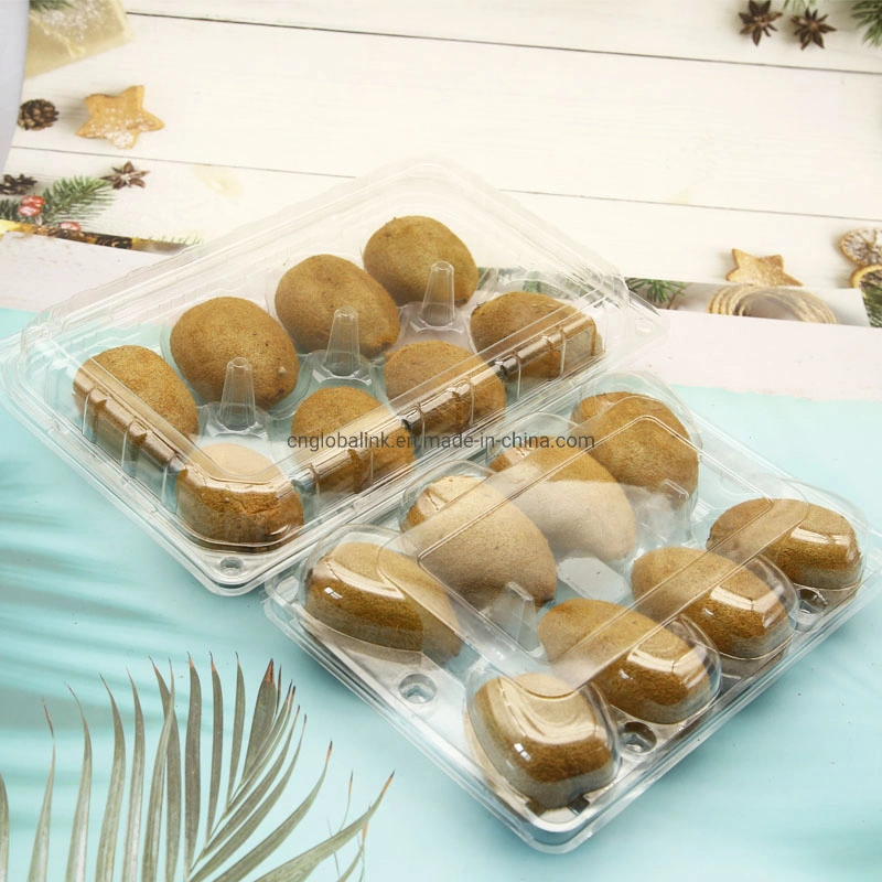 Disposable Clear Pet Fruit Clamshell Packaging for Kiwi