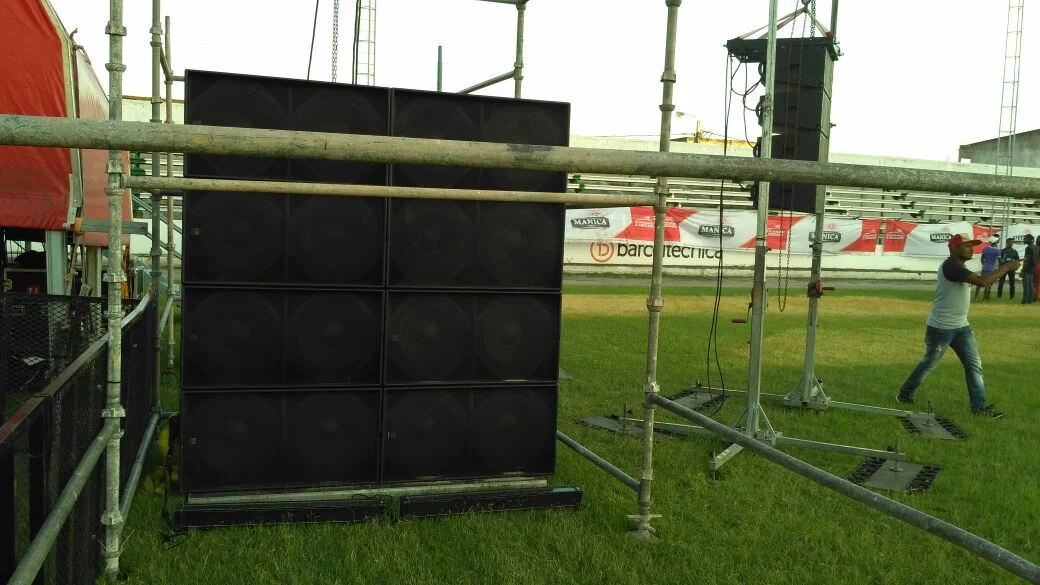 Equipo de audio profesional portátil de altavoces PRO K2 Line Array