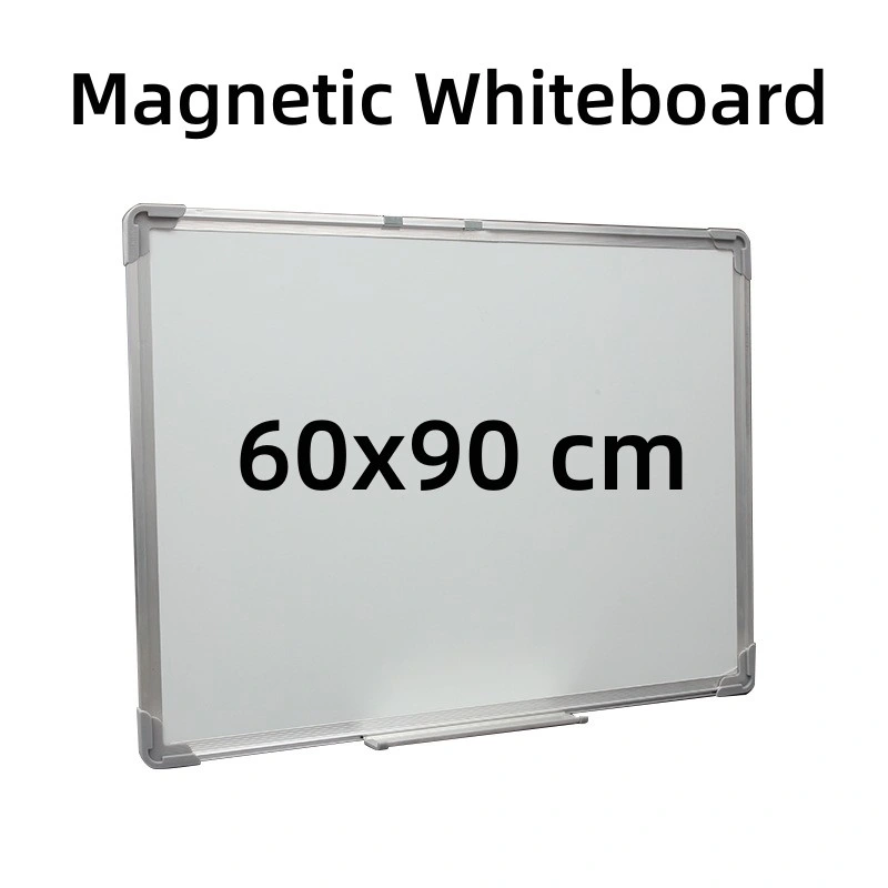 Dry Erase Boards Magnetic White Board Aluminum Framed Whiteboard Message Presentation White Board Wall Mounted Board for School Office Supplies--Silver 60X90cm