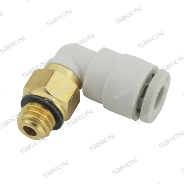 Siron F50 Micro neumática rosca macho de latón de la unión de manguera de aire Mini Cooper conector Adaptador de tubería