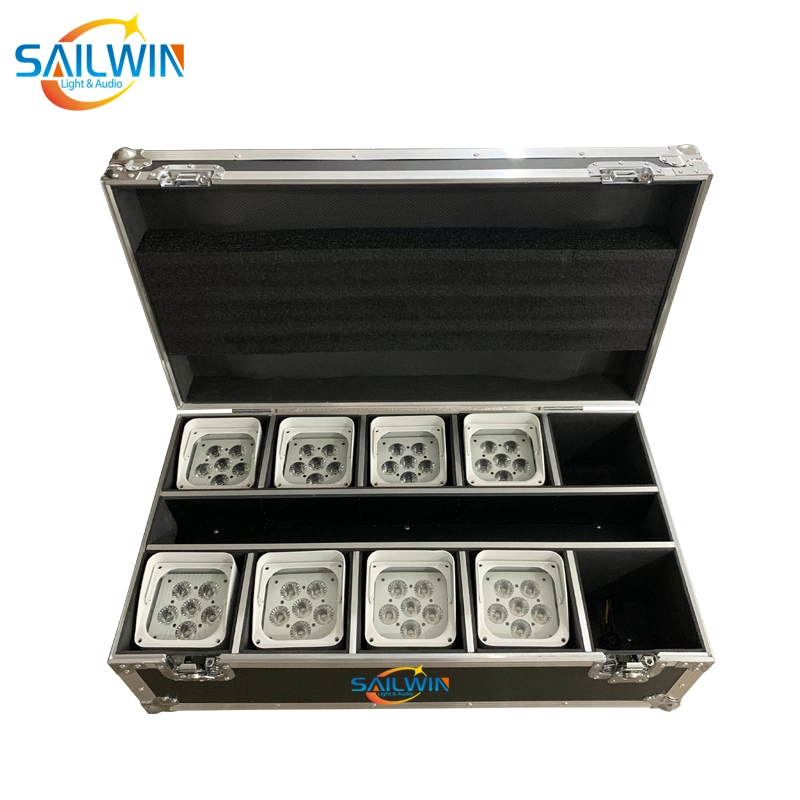 Sailwin 6X18W Smart Mobile LED PAR Light with Flight Case