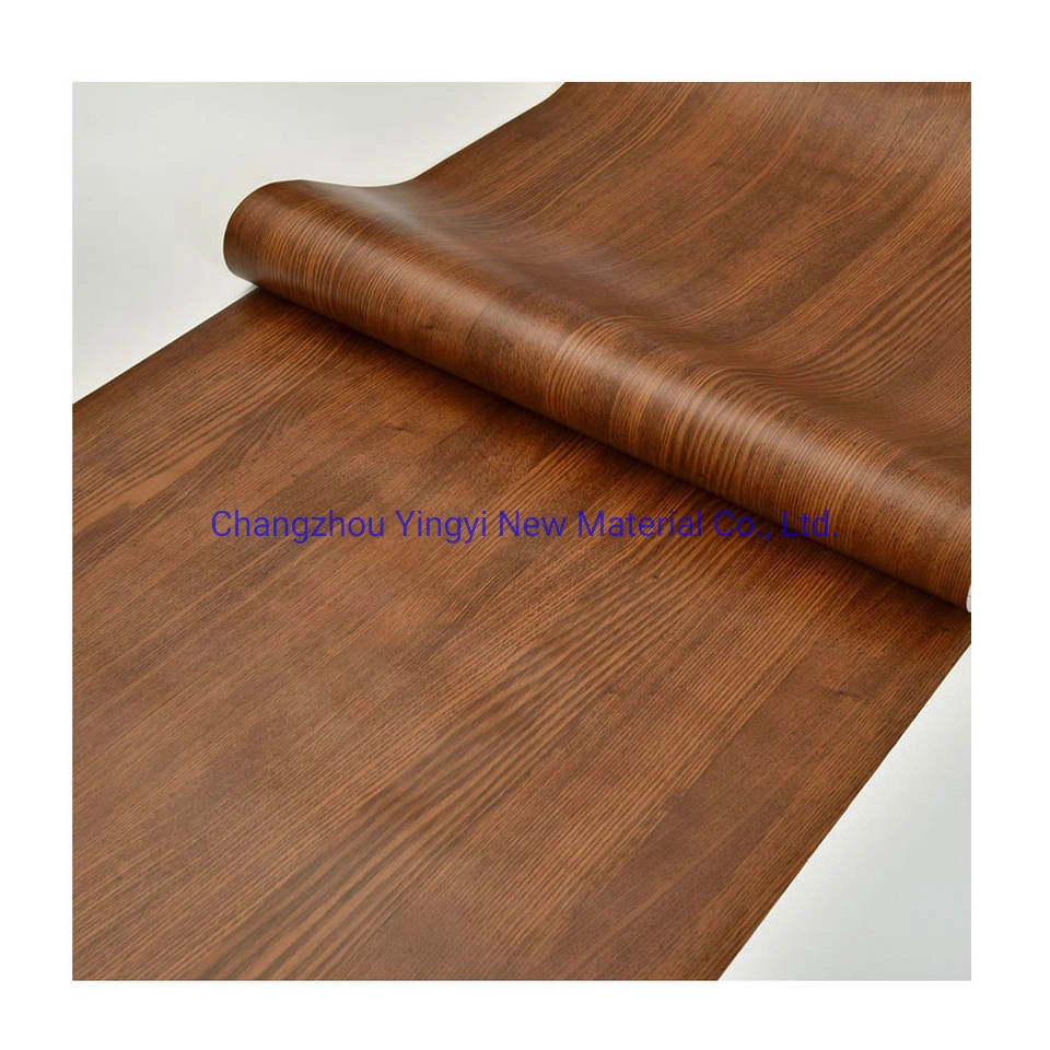 Alfombra de madera de plástico Yingyi textura de piedra decorativa de PVC PVC película película decorativa para piso de la superficie de la hoja de plástico